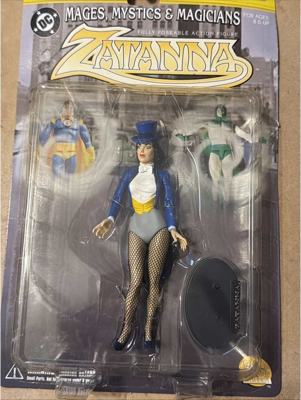 DC Direct Mages Mystics & Magicians 2000 ZATANNA 6" Action Figure New Sealed